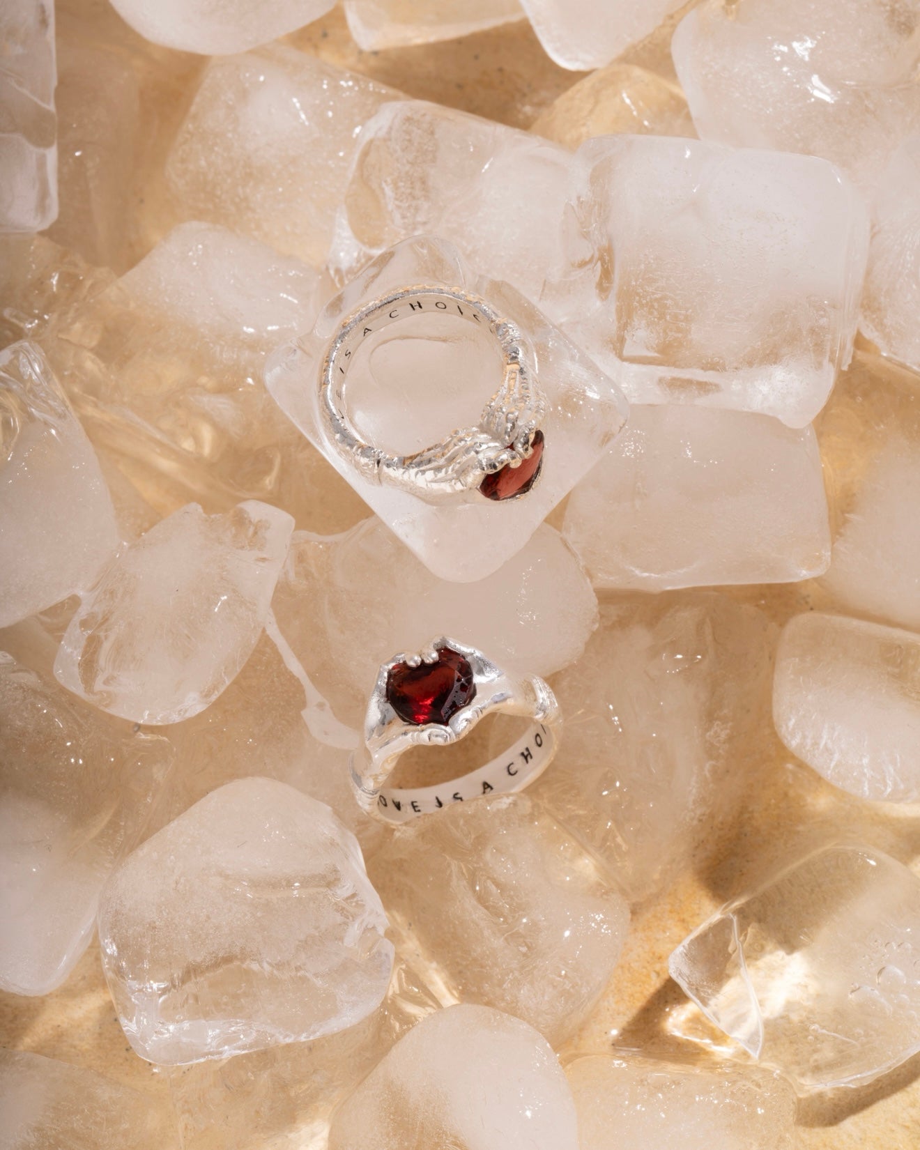 Ring love is a Choice silver