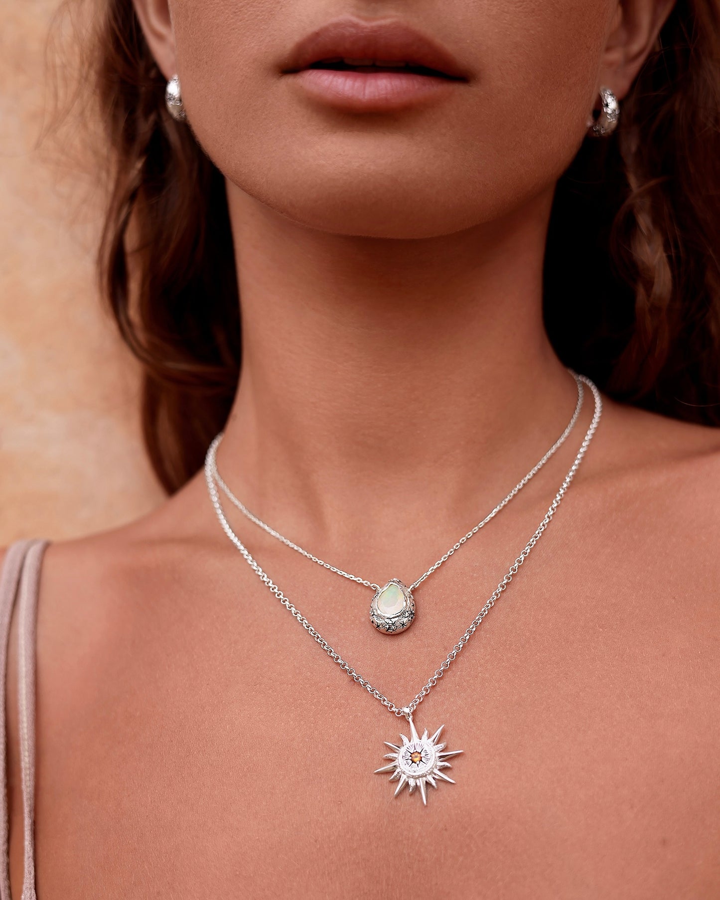 Necklace Guiding star silver