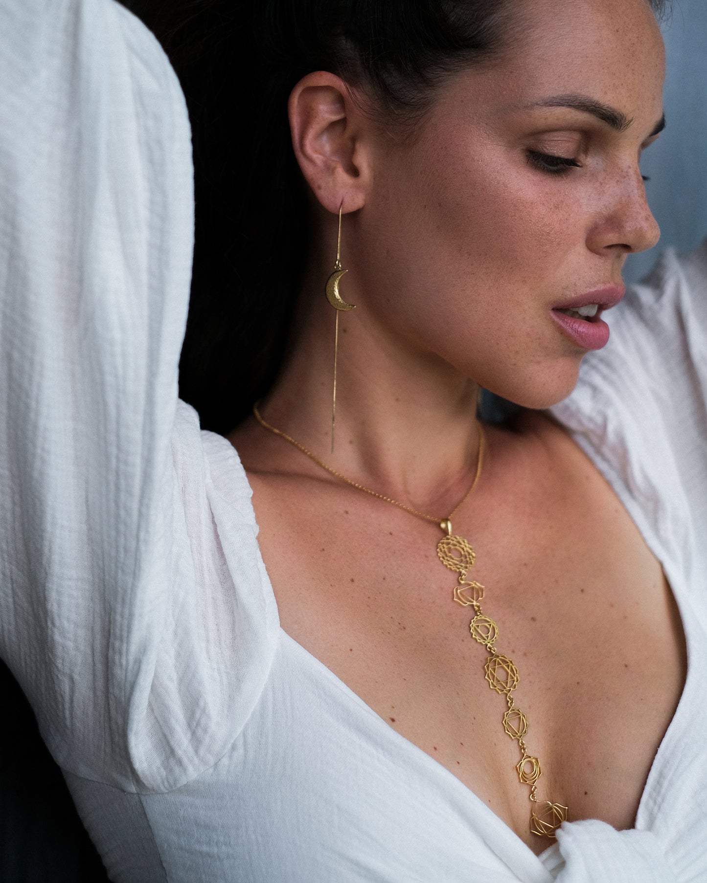 Necklace Chakras Gold Plated