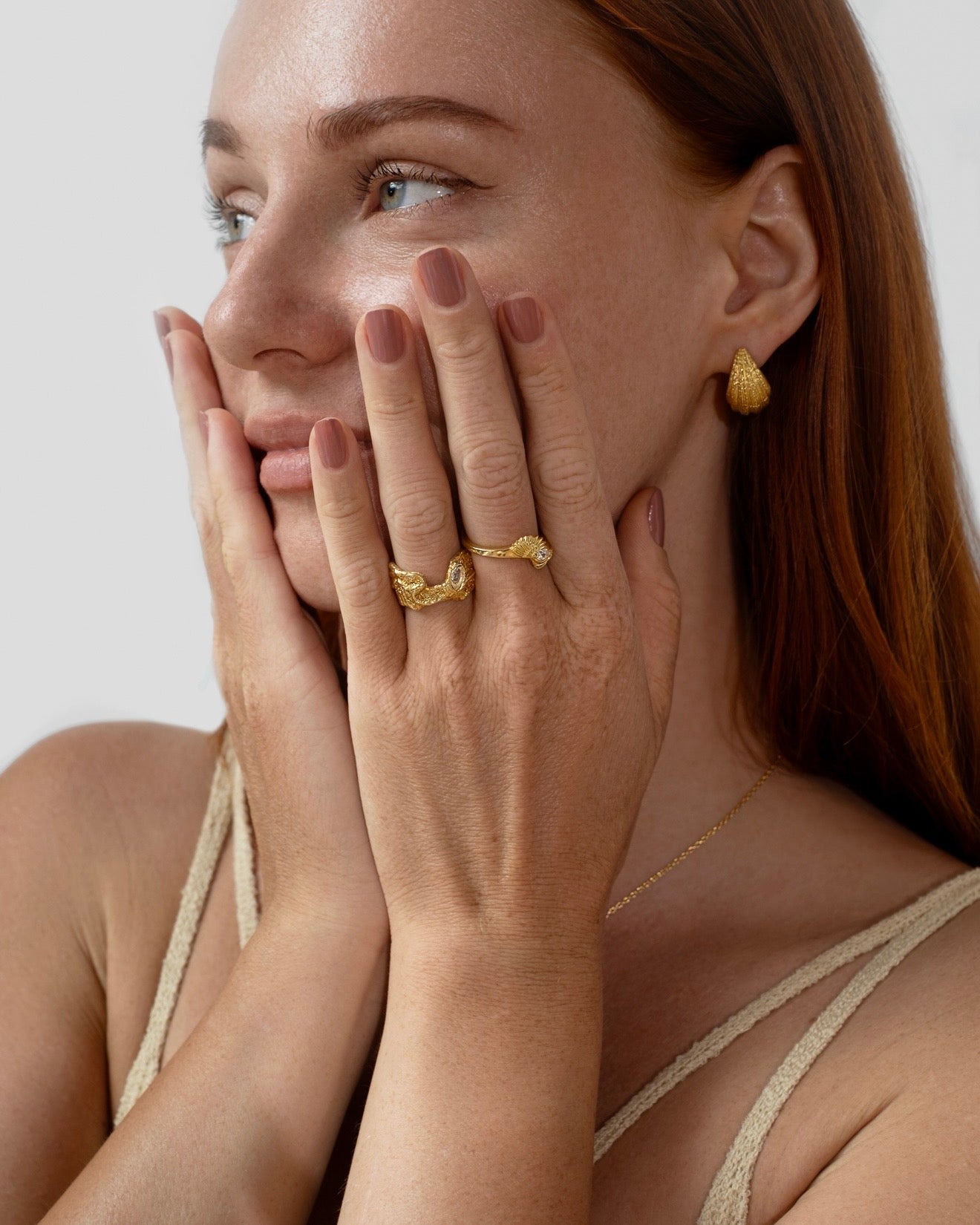 Ring 11:11 gold plated