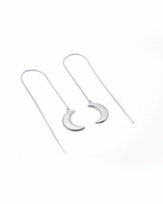 Earrings Crescents Silver