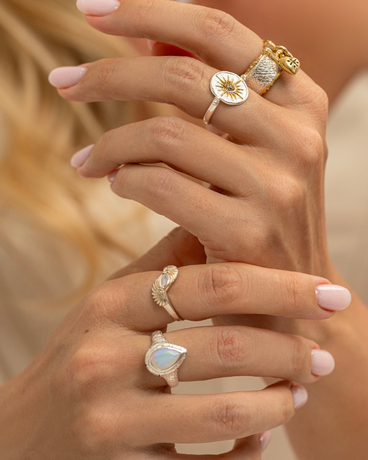 Ring Guiding star Silver