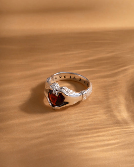 Ring love is a Choice silver