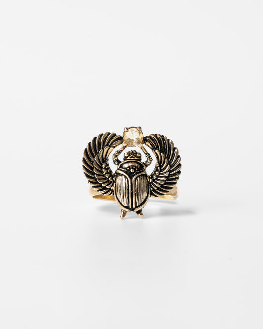 Ring Scarabeus Gold Plated