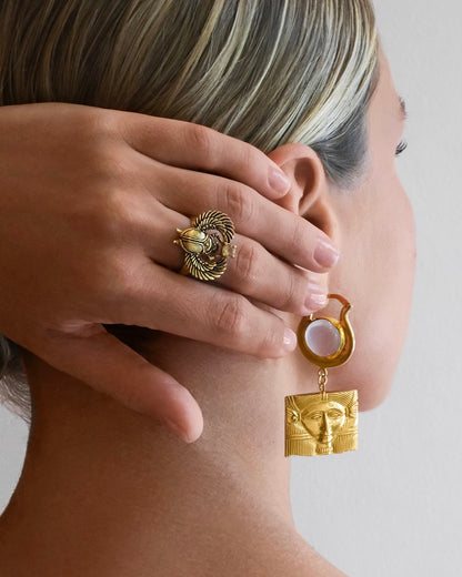 Ring Scarabeus Gold Plated