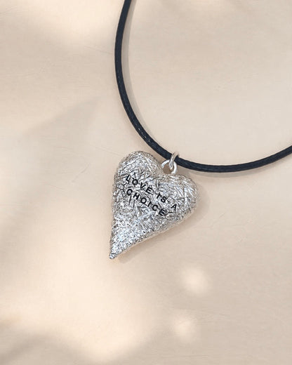 Necklace Love is a Choice Silver