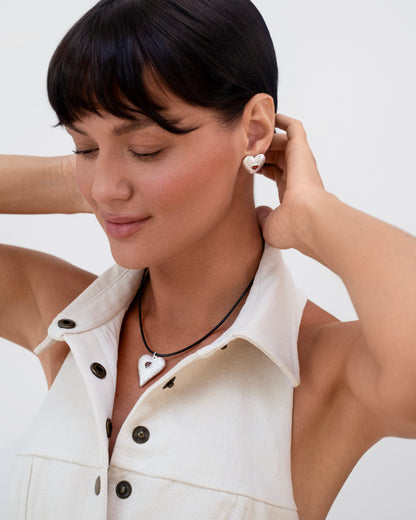Earrings Touch of Love Silver