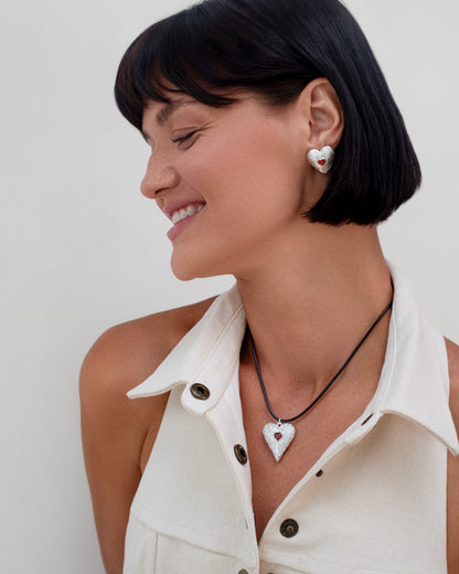 Earrings Touch of Love Silver