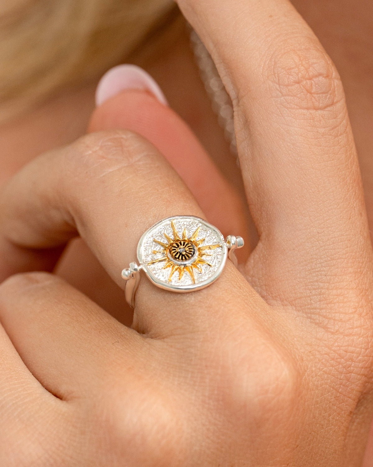 Ring Guiding star Silver