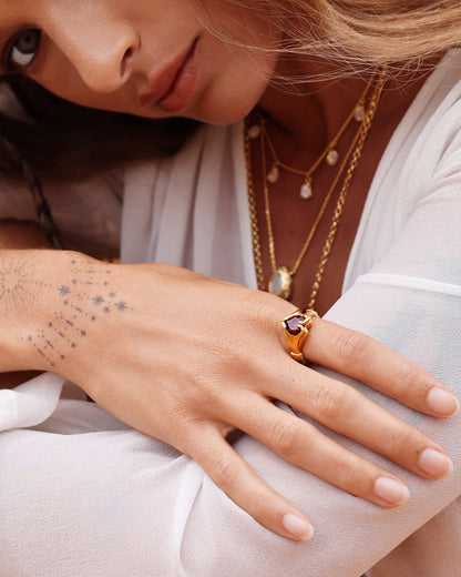 Love Is a Choice Ring Gold Plated