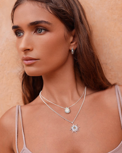 Guiding Star Necklace Silver