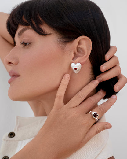 Earrings Touch of Love Silver