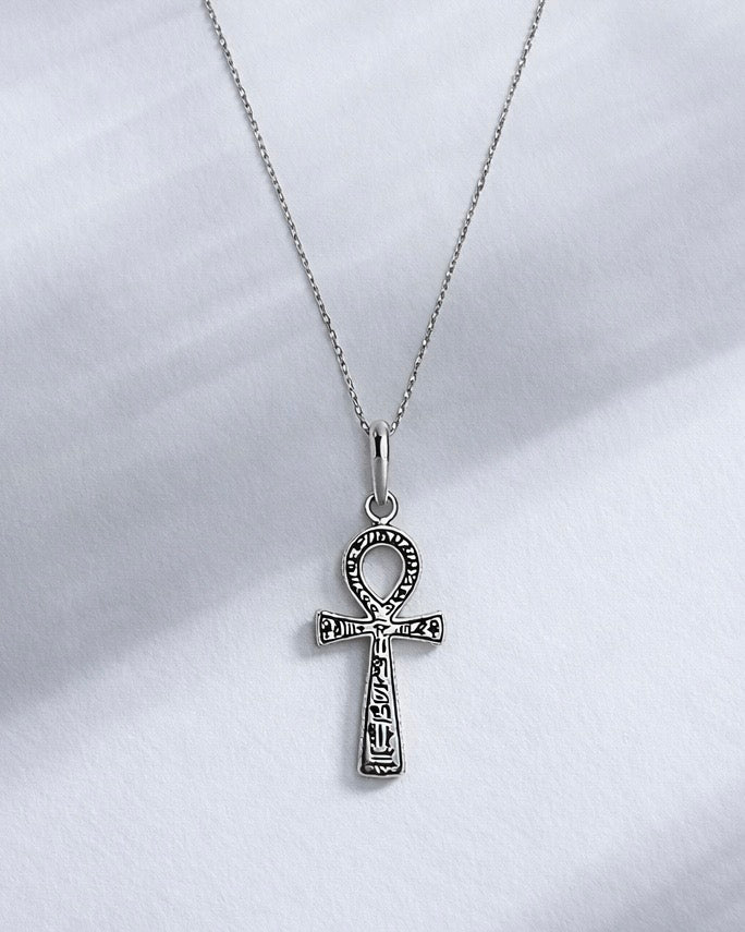 Necklace Ankh Silver