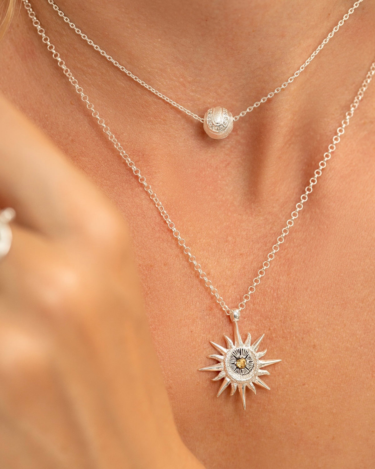 Guiding Star Necklace Silver