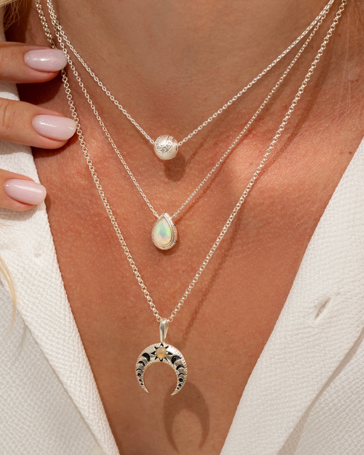 Necklace Andromeda silver
