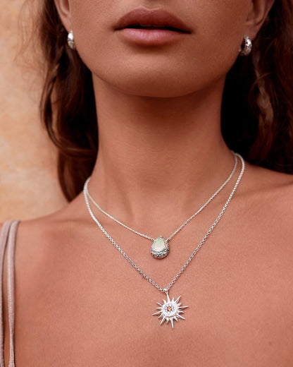 Guiding Star Necklace Silver