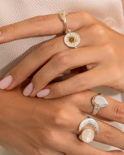 Ring Guiding star Silver