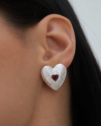 Earrings Touch of Love Silver