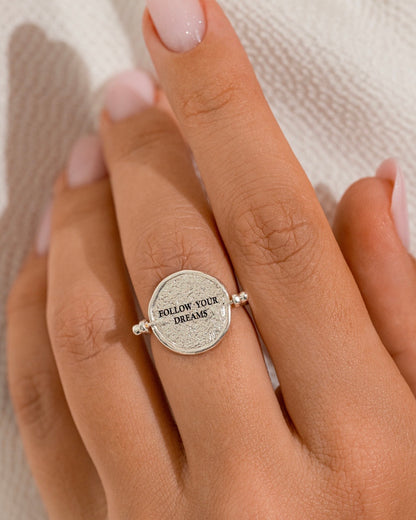 Ring Guiding star Silver