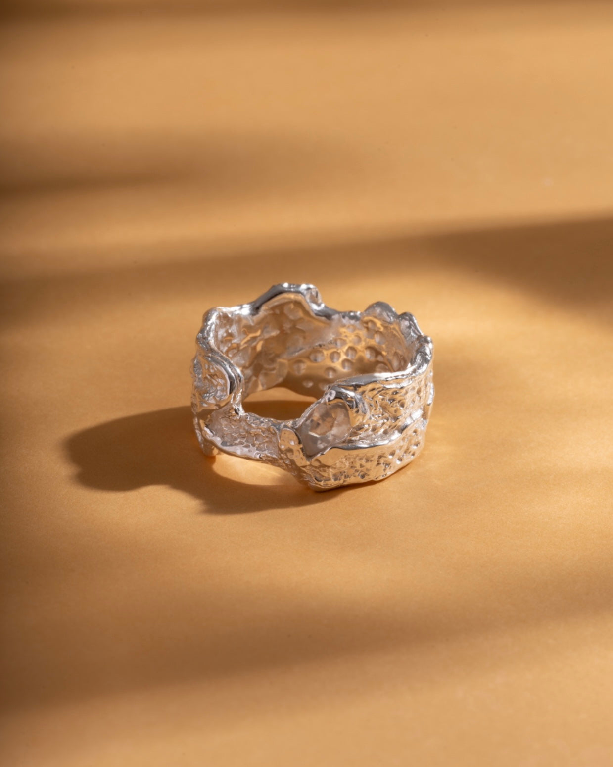 Ring infinite connection silver