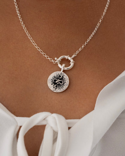 Necklace The Talisman silver, handcrafted jewelry by Celestera in Bali
