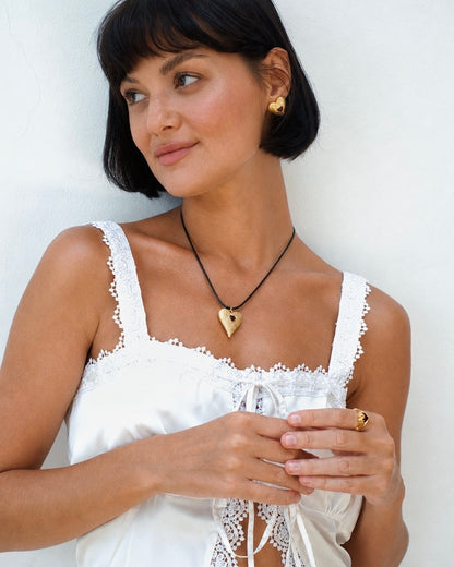 Earrings Touch of Love Gold plated