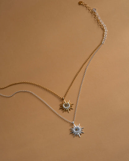 Guiding Star Necklace Silver