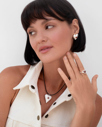 Earrings Touch of Love Silver