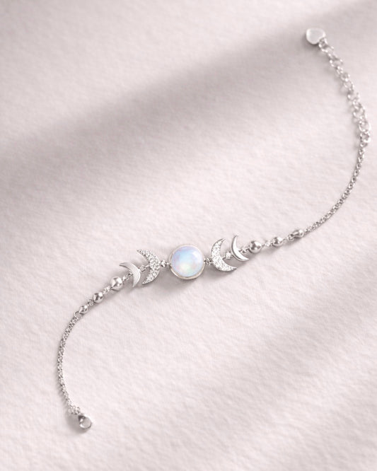 Bracelet Moonphases with moonstone