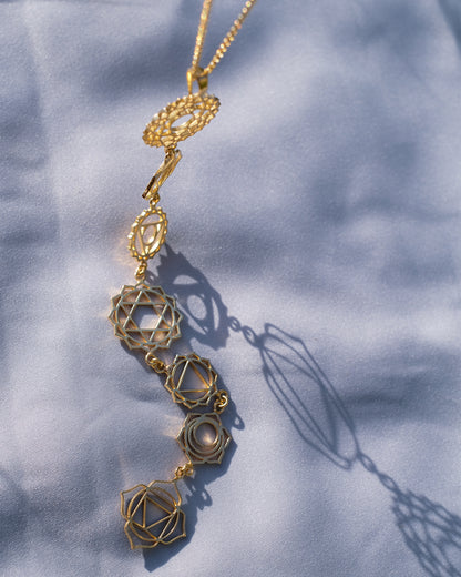 Necklace Chakras Gold Plated