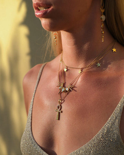 Necklace Ankh Gold Plated