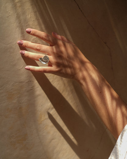 Ring Nautilus Silver, handcrafted jewelry by Celestera in Bali