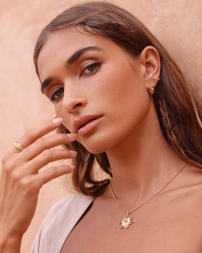 Guiding Star Earrings Gold Plated