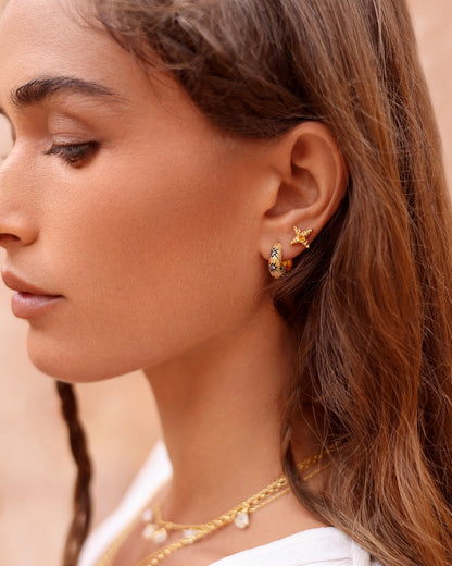Guiding Star Earrings Gold Plated