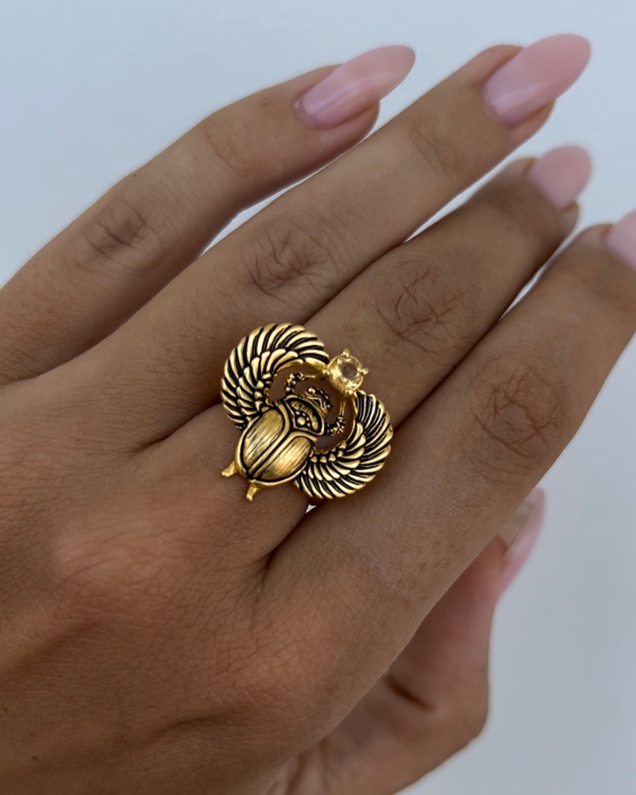 Ring Scarabeus Gold Plated