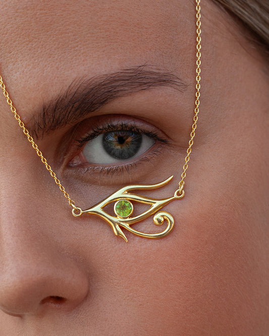 Necklace Horus Eye Gold Plated