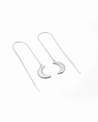 Earrings Crescents Silver