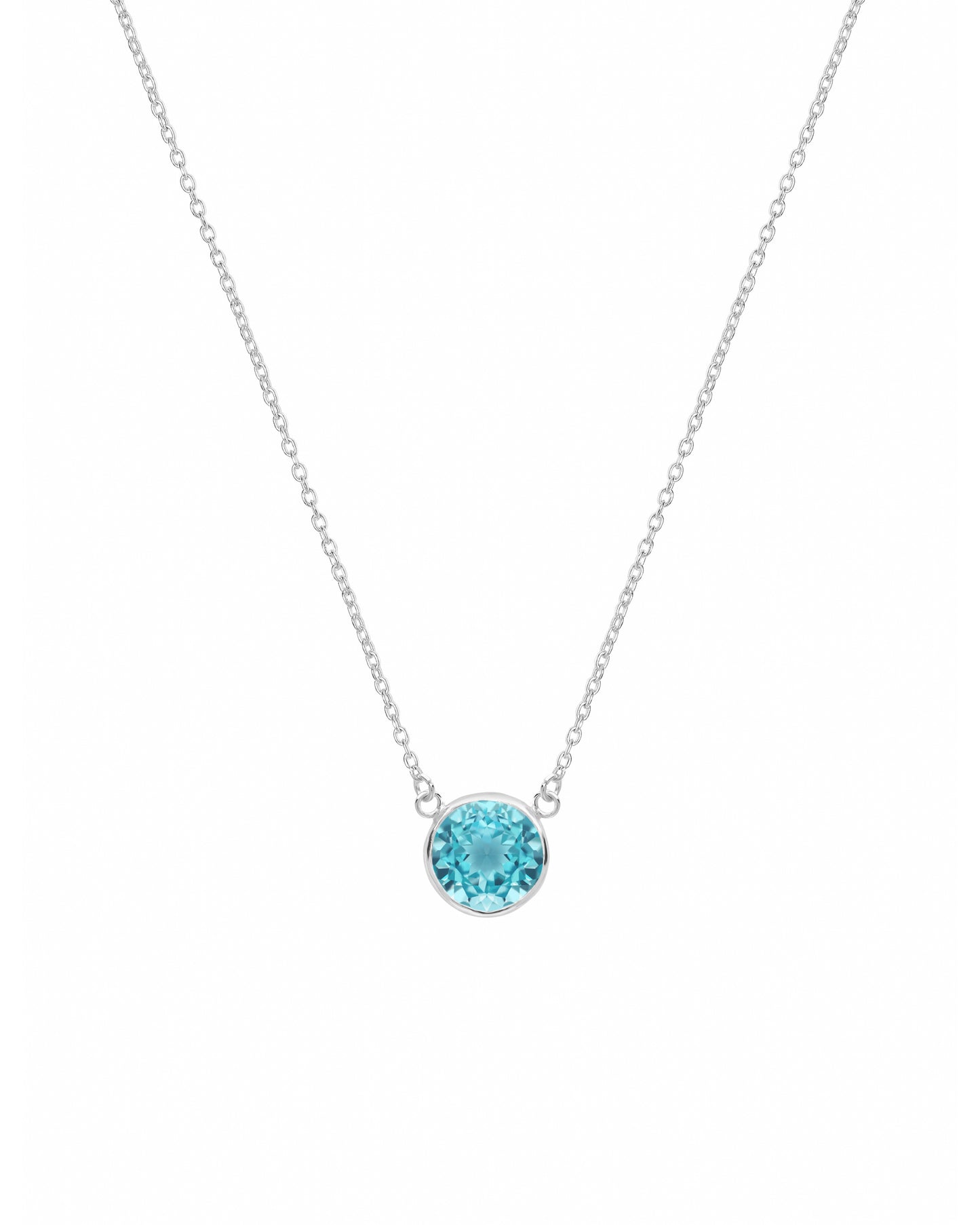 Necklace Blue Topaz